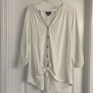 Fortune + ivy button down top
